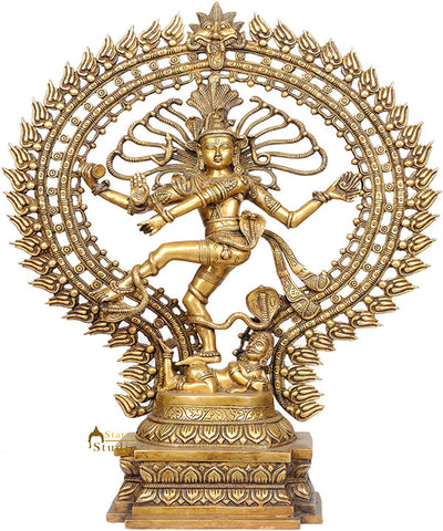Large Size Dancing Lord Shiva As Nataraja Statue For Sale 28"