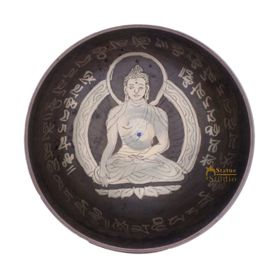 Bronze Singing Bowl Tibet Himalyan Buddha Chakra Prayer Yoga Healing Meditation