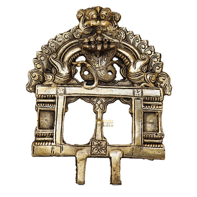 Brass Prabhavali Temple Design Frame Wall Hanging Home Décor