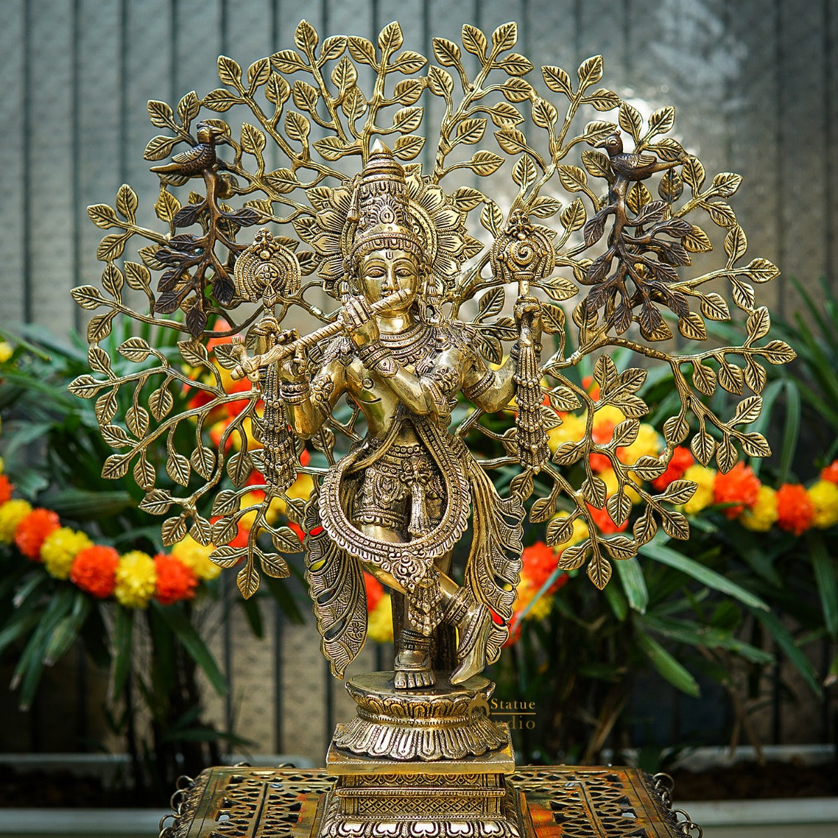 StatueStudio Brass Radha Krishna Idol Showpiece for Home Décor StatueStudio Brass Radha Krishna Idol Showpiece for Home Décor
