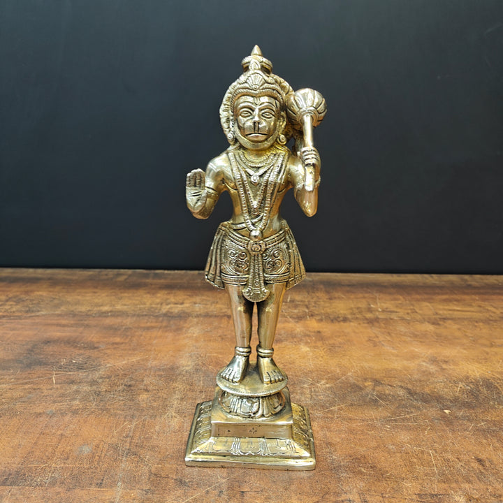 Brass Standing Hanuman Idol 1 Feet