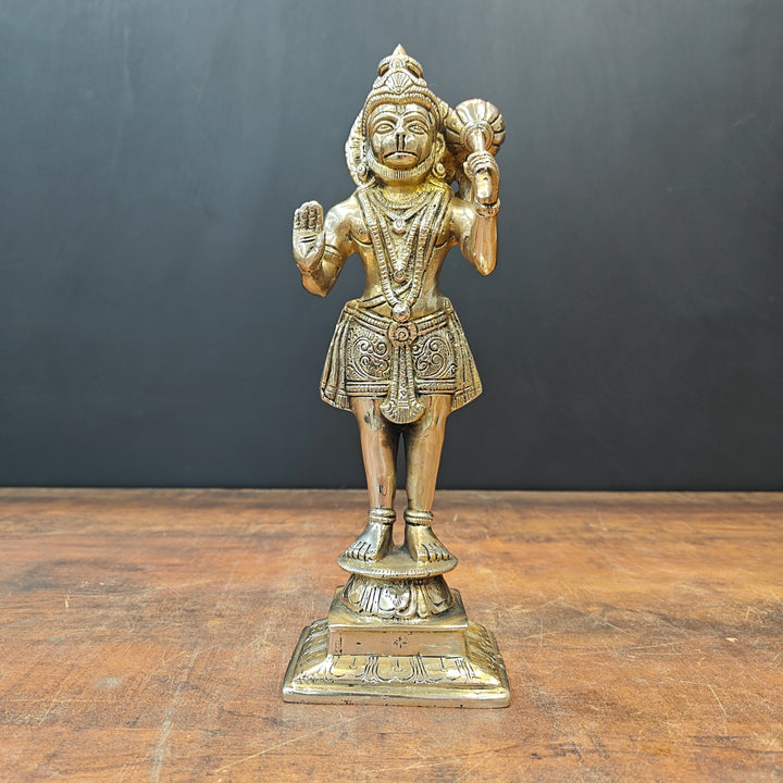 Brass Standing Hanuman Idol 1 Feet