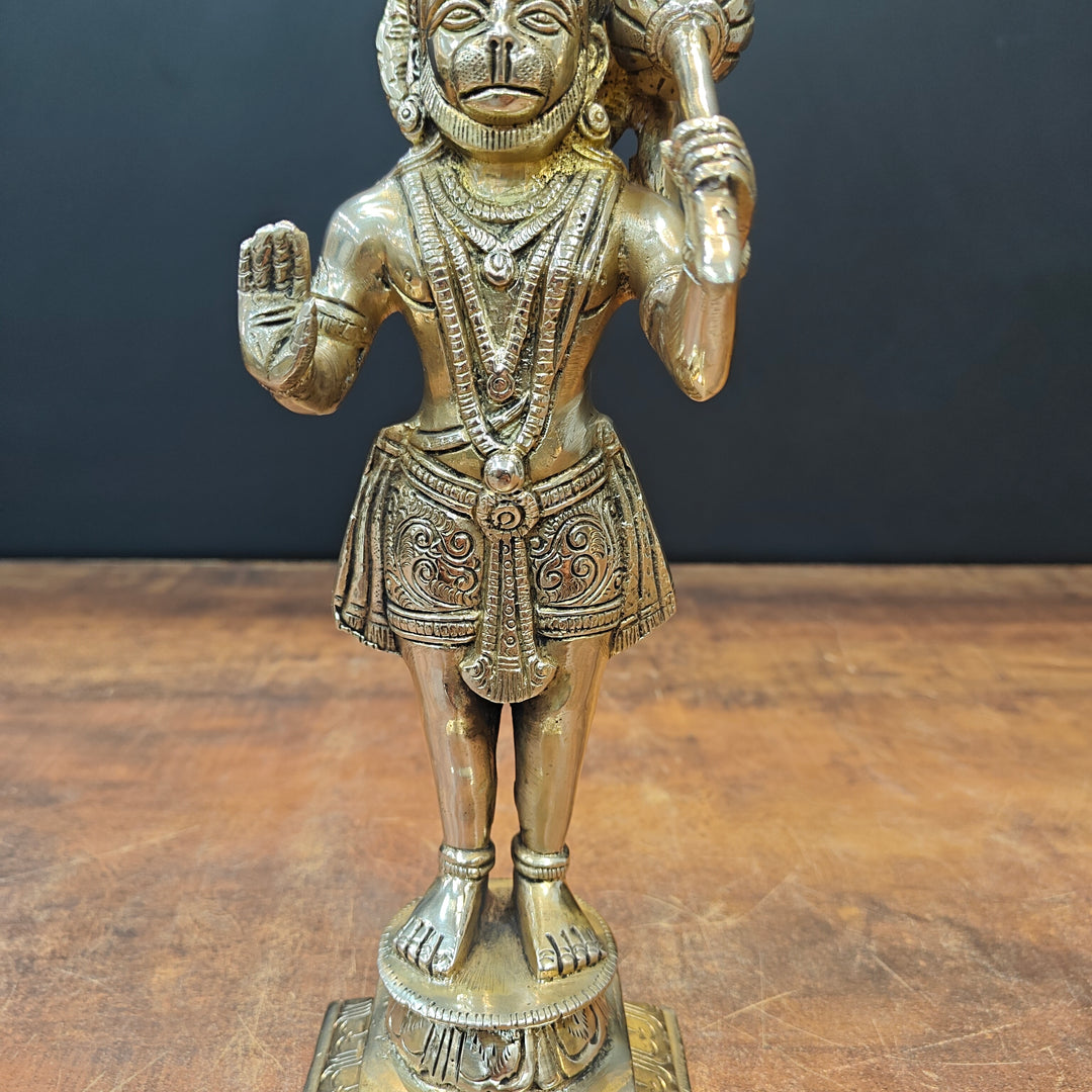 Brass Standing Hanuman Idol 1 Feet