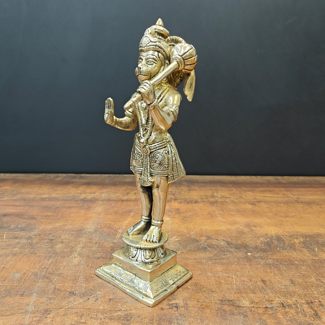 Brass Standing Hanuman Idol 1 Feet