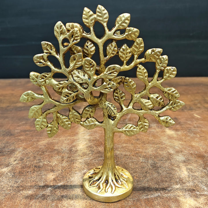 Brass Antique Kalpavriksha Tree 7"