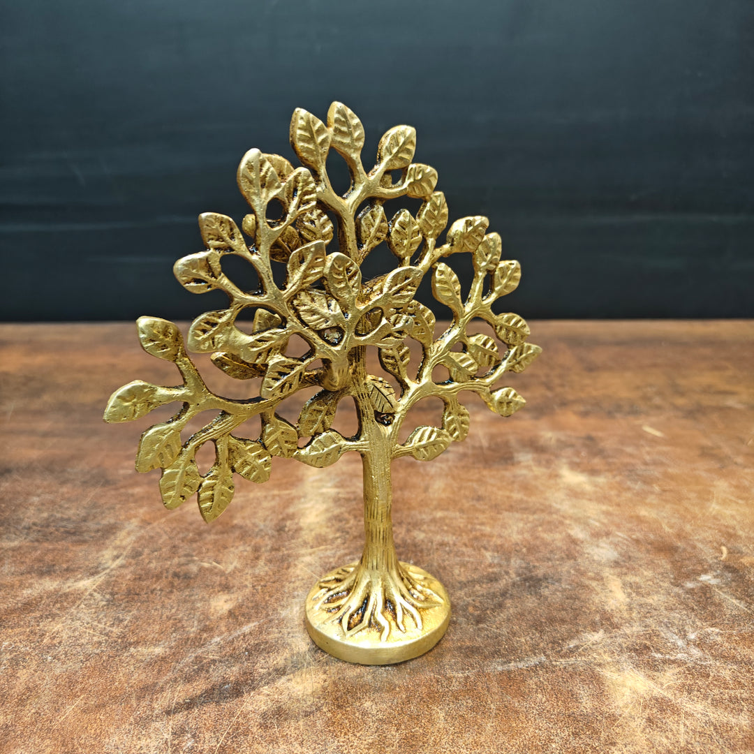 Brass Antique Kalpavriksha Tree 7"