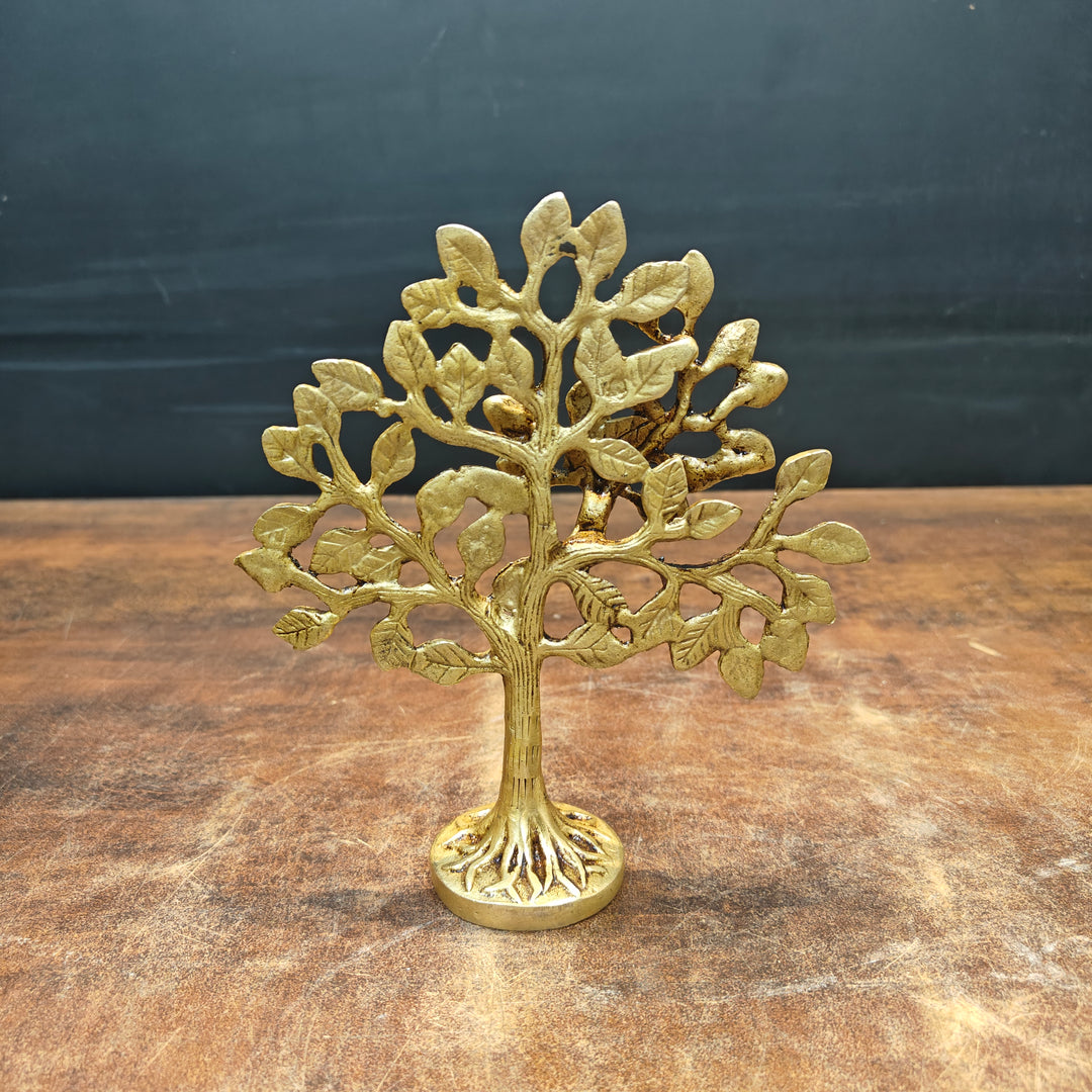 Brass Antique Kalpavriksha Tree 7"