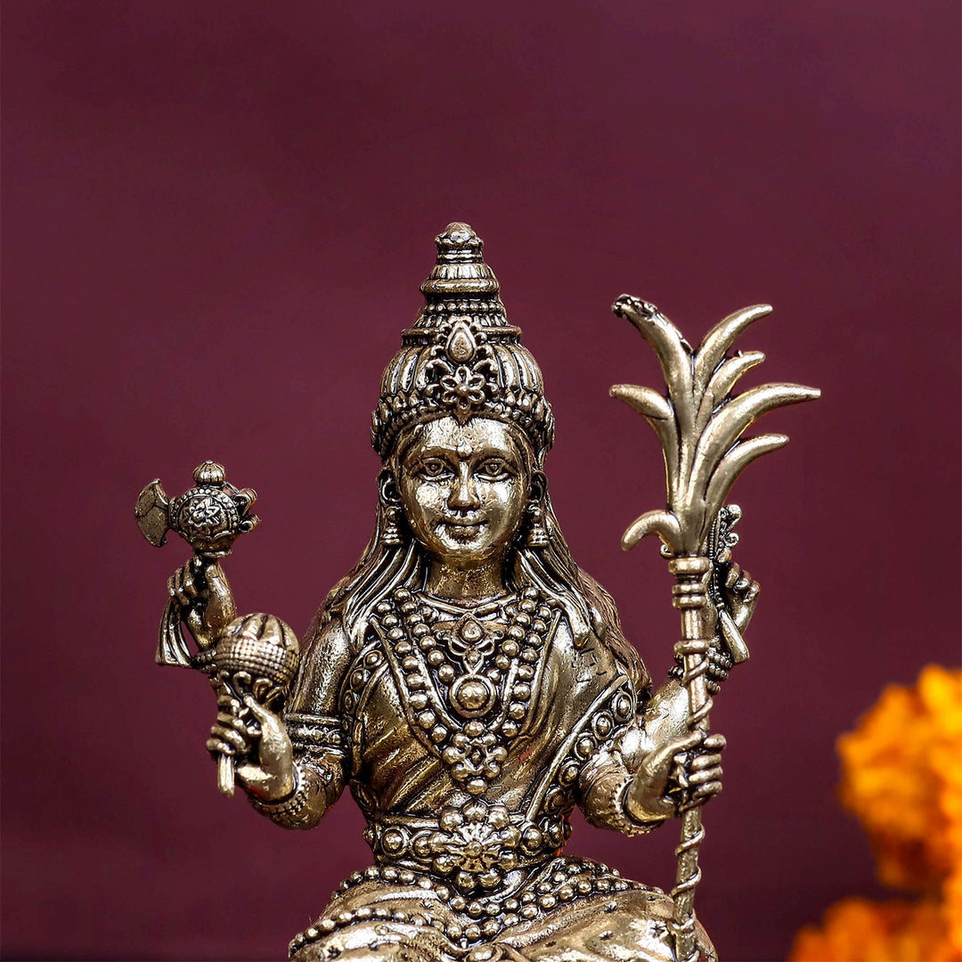 Brass Superfine Lalita Devi Rajarajeshwari Idol 4 Inch