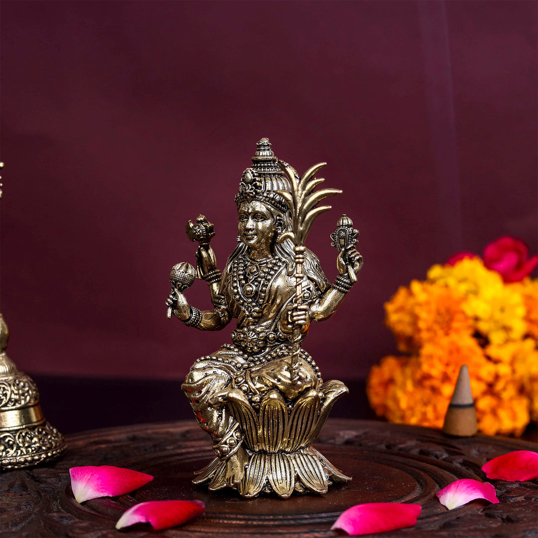 Brass Superfine Lalita Devi Rajarajeshwari Idol 4 Inch