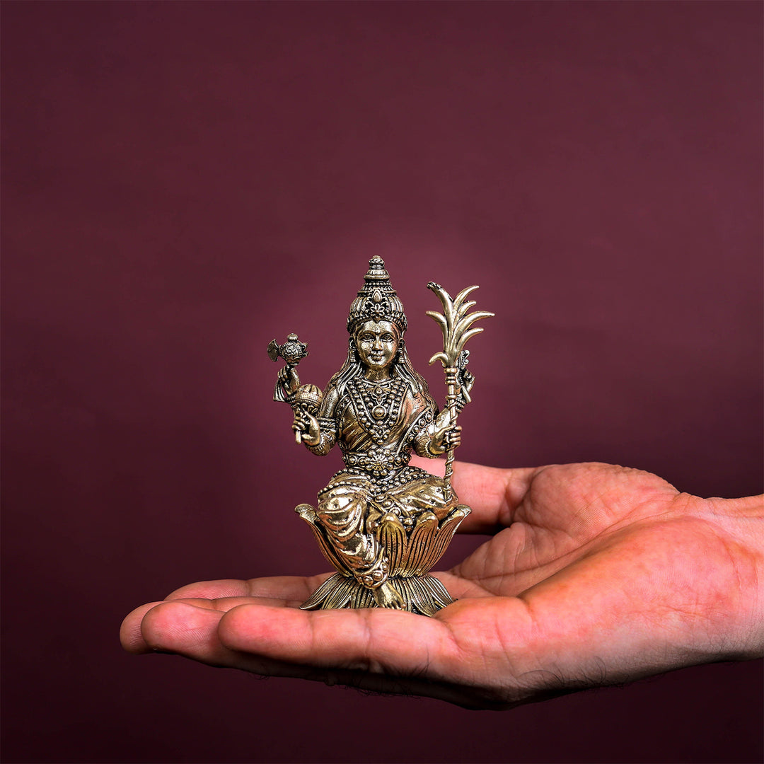 Brass Superfine Lalita Devi Rajarajeshwari Idol 4 Inch