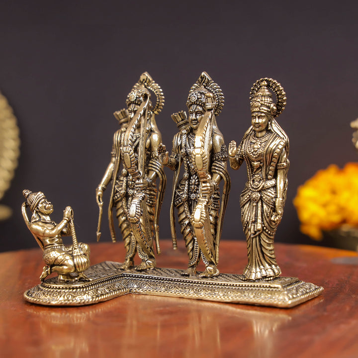 Brass Superfine Ram Darbar Idol With Intricate Carvings 3 Inch