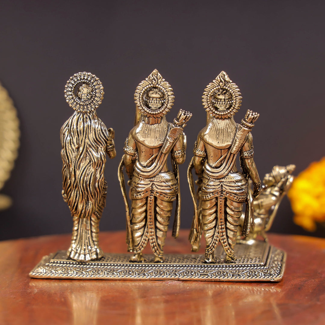 Brass Superfine Ram Darbar Idol With Intricate Carvings 3 Inch