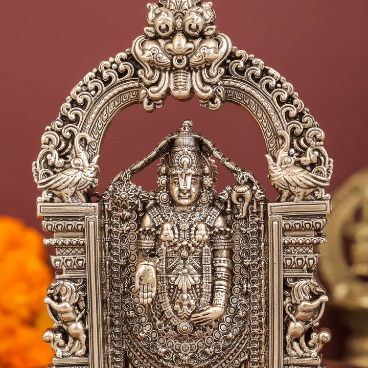 Brass Superfine Tirupati Balaji Idol Venkateshvara Swamy 6 Inch