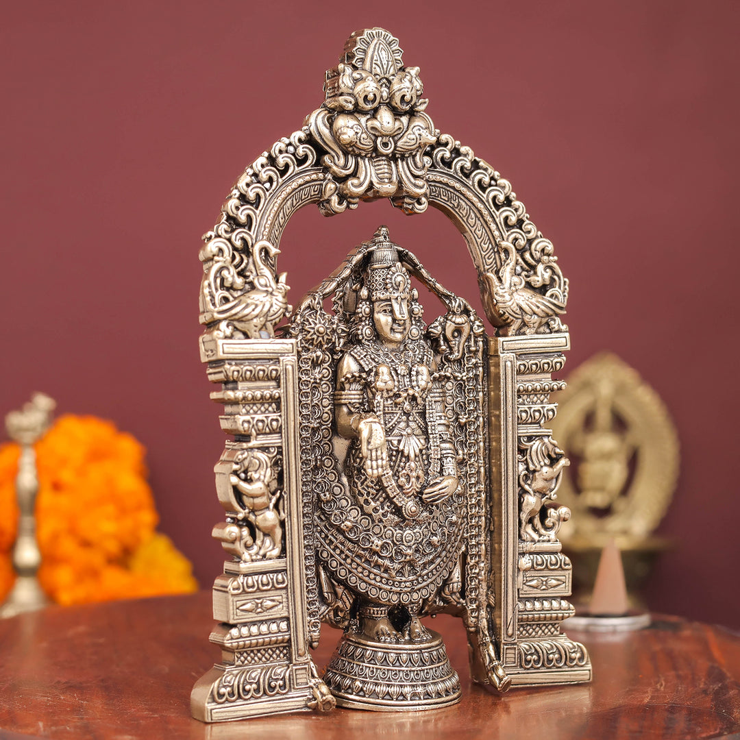 Brass Superfine Tirupati Balaji Idol Venkateshvara Swamy 6 Inch
