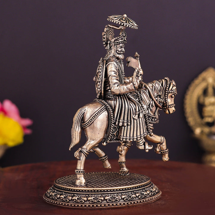 Brass Superfine Baba Ramdev Pir Statue 5 Inches