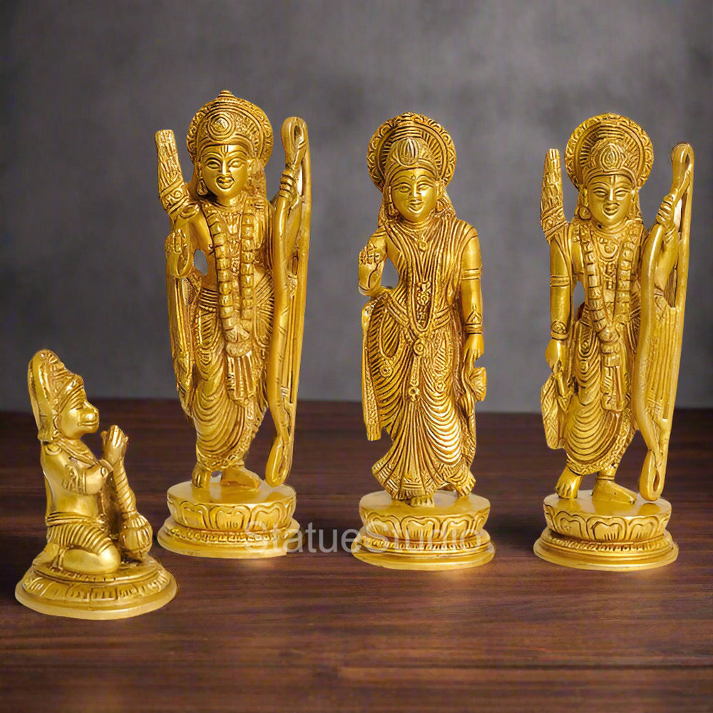 Brass Standing Ram Darbar Statue For Home Decor Religious 7" 460065