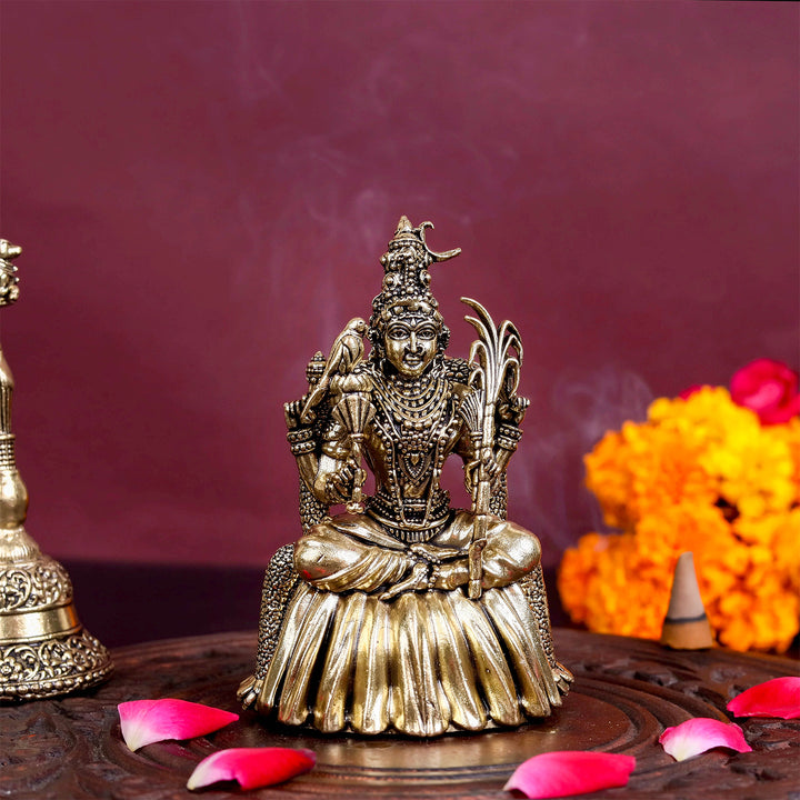 Brass Superfine Lalita Devi Rajarajeshwari Idol kamakshi amman 4 Inch 463795