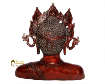 Antique bronze metal brass buddha tibet tara statue figure 15"