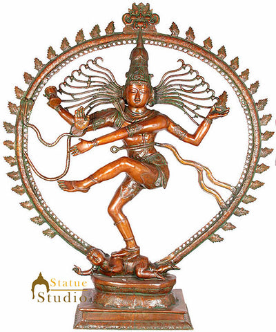 Very Large Size Dancing Indian Lord Natraja Exclusive Bronze Masterpiece 6 Feet