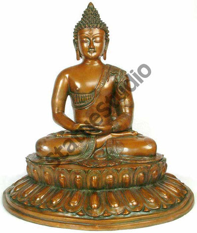 Antique Imitation Meditating Buddha Home Décor Showpiece 2 Feet