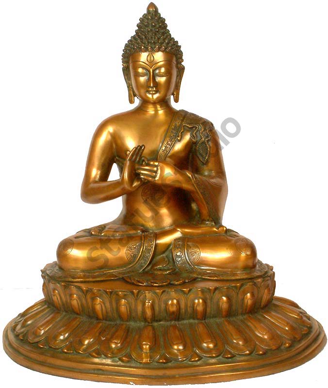Big Large Spiritual Décor Discussing Buddha Sitting Statue 2 Feet