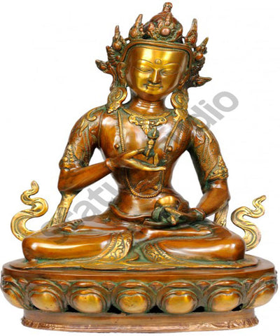 Vintage Spiritual Buddhist Divine Priest Vajrasattva Vastu FengShui Idol 16"