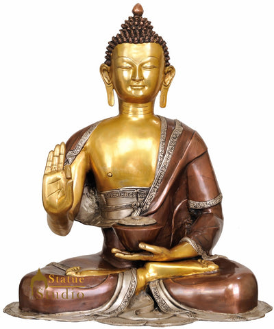 Large Size Home Garden Indoor Outdoor Décor Blessing Buddha Gifting 28"