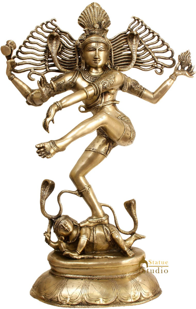 Unique And Rare Indian Hindu God Dancing Nataraja 2.5 Feet Statue