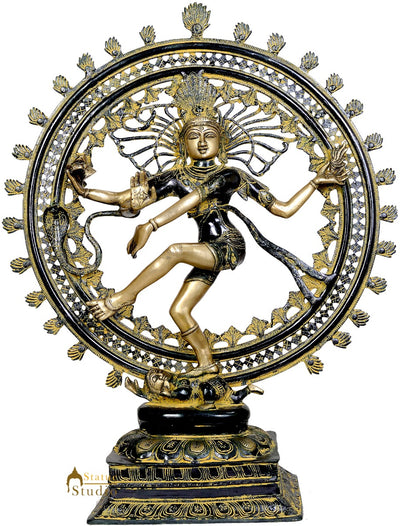 Large Size Indian Hindu God Dancing Shiv Nataraja Diwali Corporate Gifting 28"