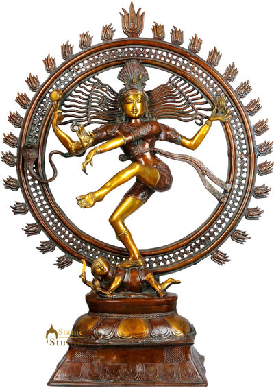 Large Size Exclusive Indian Dancing God Nataraja Statue Home Décor Gifting 41"