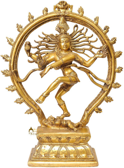 Fengshui Lucky Home Welcome Décor Lord Nataraja Statue 12"