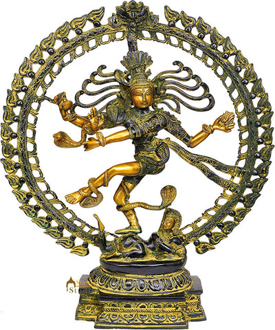 Fengshui Lucky Home Welcome Décor Lord Nataraja Statue 21"