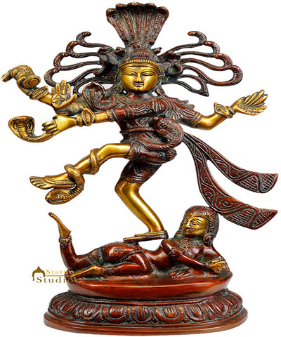 Exclusive Indian Deity Lord Shiva Dancing As Nataraja Statue for Home 14"