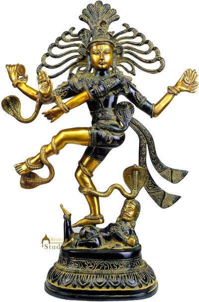 Exclusive Indian Deity Lord Shiva Dancing As Nataraja Statue for Decor 20"