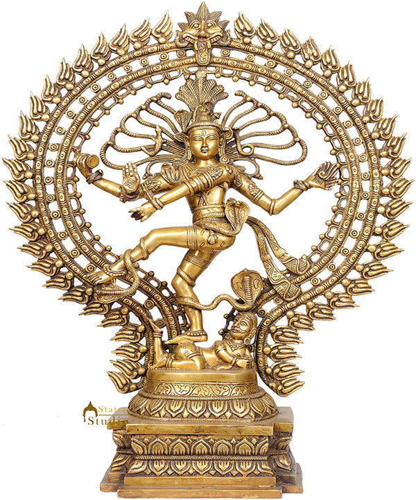 Large Size Dancing Lord Shiva As Nataraja Statue For Sale 28"