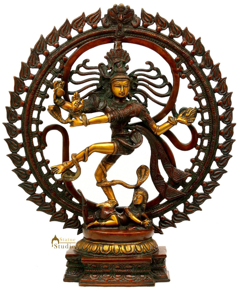 Indian God Dancing Shiva as Lord Nataraja Home Vastu Décor Statue 20"