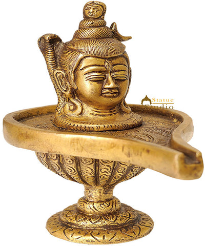Brass Shiv Lingam Lord Shiva Enshrined as Linga 6"