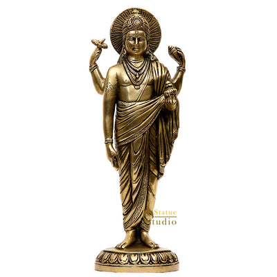 Dhanvantari - The Physician of Gods (Holding the Vase of Immortality)