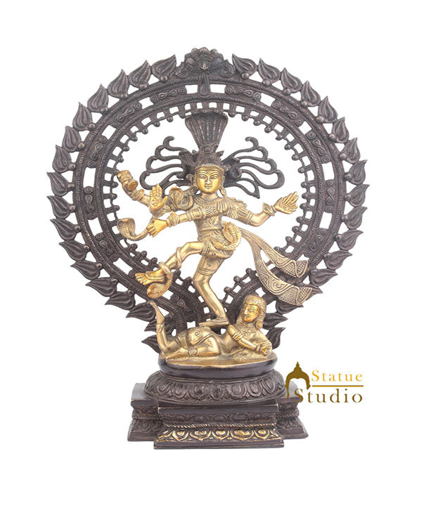 Vastu Fangshui Home Office Decorative Dancing Shiva Nataraja Large Idol 20"