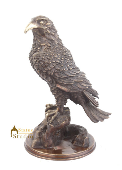 Brass Eagle Vulture Bird Handicraft Exclusive Masterpiece Décor Showpiece 16"