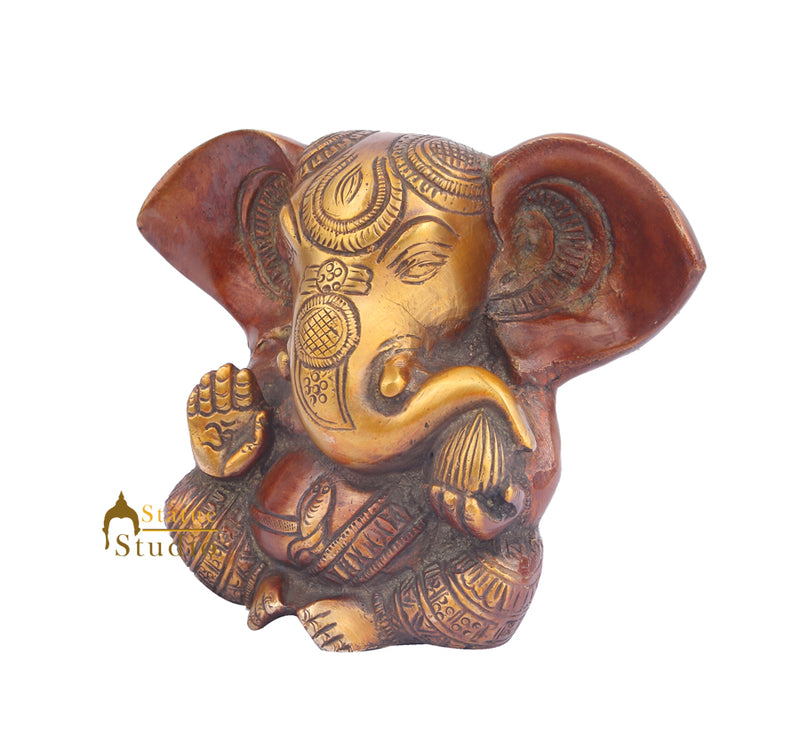 Lord Appu Ganesha With Big Ears Décor Statue 5"
