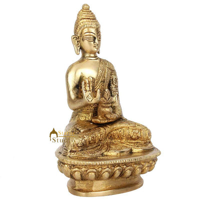 Mini Small Lucky Corporate Gift Sitting Buddha Idol Décor Statue Showpiece 2.5"