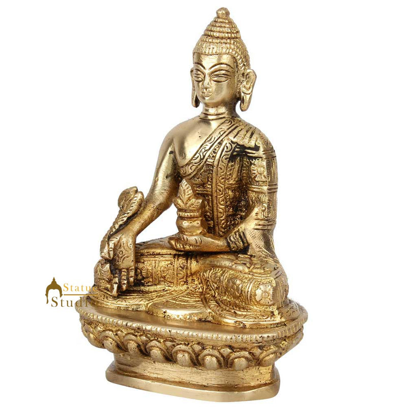 Miniature Tiny Corporate Gift Sitting Buddha Idol Décor Statue Showpiece 2.5"