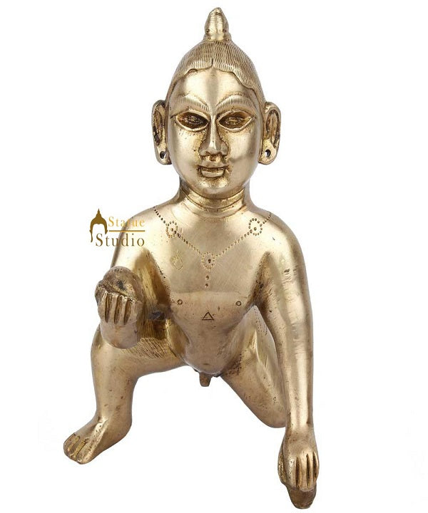 Fine Corporate Wedding Gift Bal Kanha Krishna Idol Décor Statue Showpiece 7"