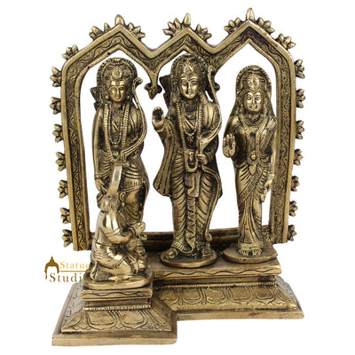 Indian Lord Rama With Family Laxman Sita Hanuman Family Idol Statue Figure 8"
