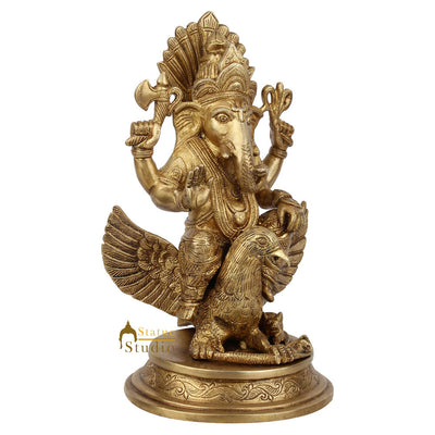 Finest Exclusive Masterpice Ganesha Ganpati Idol Décor Gift Statue Figurine 10"