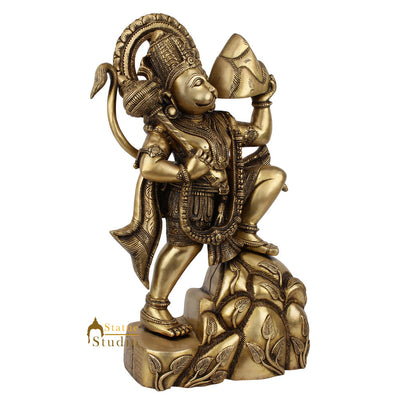 Indian Hindu Lord Bajrang Bali Hanuman Ji Murti Décor Gift Statue Idol 1.5 Feet