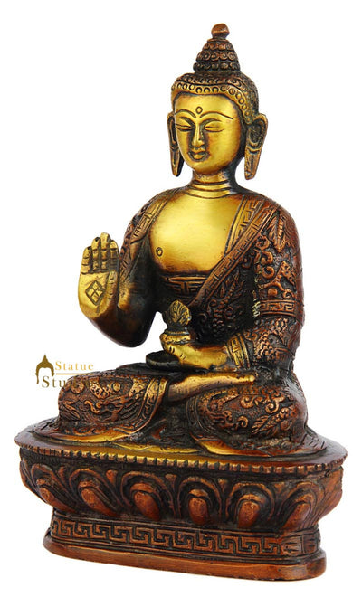 Brass Blessing Sitting Buddha Statue