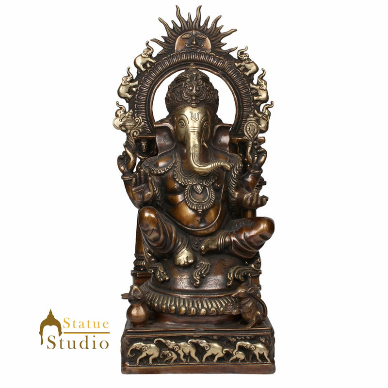 Exclusive Finish Lord Ganesha Murti Ganpati Idol Décor Gift Lucky Statue 2 Feet