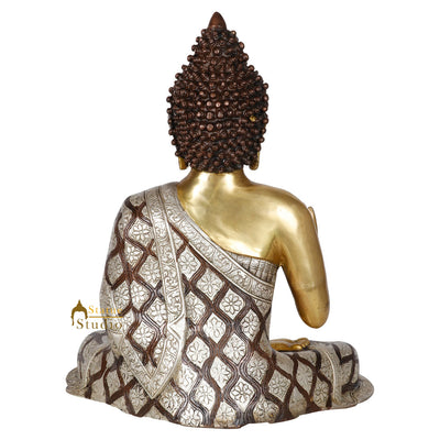 Exclusive Look Home Decorative Blessing Sitting Buddha Vastu Statue Idol 17"